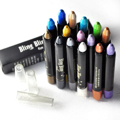 Waterproof glitter eyeshadow eyeliner pencil