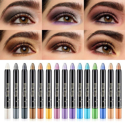 Waterproof glitter eyeshadow eyeliner pencil