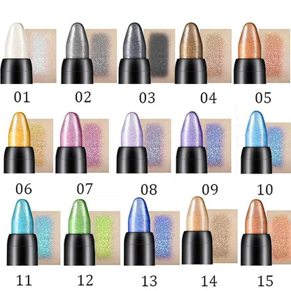 Waterproof glitter eyeshadow eyeliner pencil