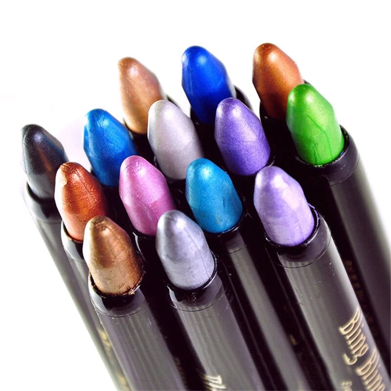 Waterproof glitter eyeshadow eyeliner pencil