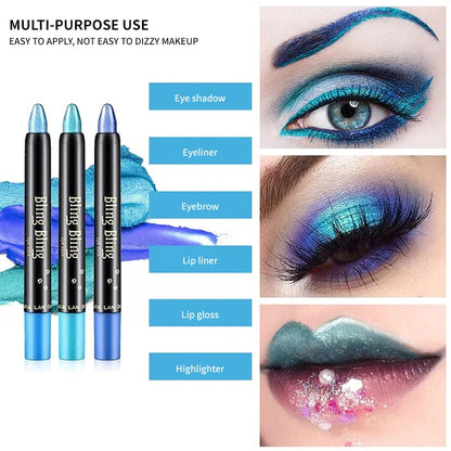 Waterproof glitter eyeshadow eyeliner pencil